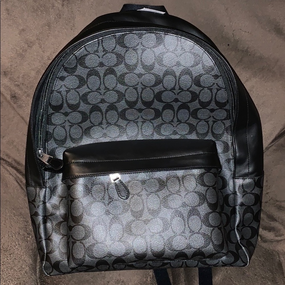 Authentic Coach Charles Backpack in Signature